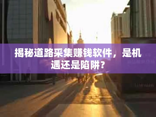揭秘道路采集赚钱软件，是机遇还是陷阱？