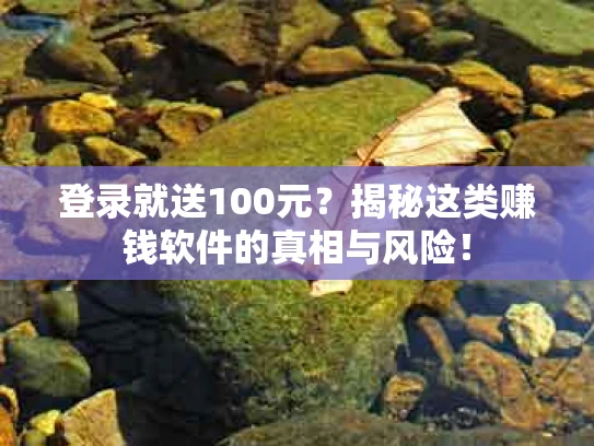 登录就送100元？揭秘这类赚钱软件的真相与风险！