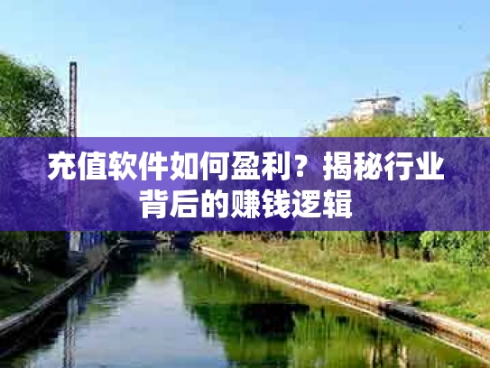充值软件如何盈利？揭秘行业背后的赚钱逻辑
