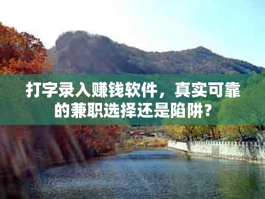 打字录入赚钱软件，真实可靠的兼职选择还是陷阱？