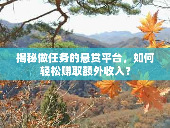 揭秘做任务的悬赏平台，如何轻松赚取额外收入？
