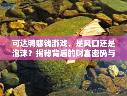 可达鸭赚钱游戏，是风口还是泡沫？揭秘背后的财富密码与风险陷阱
