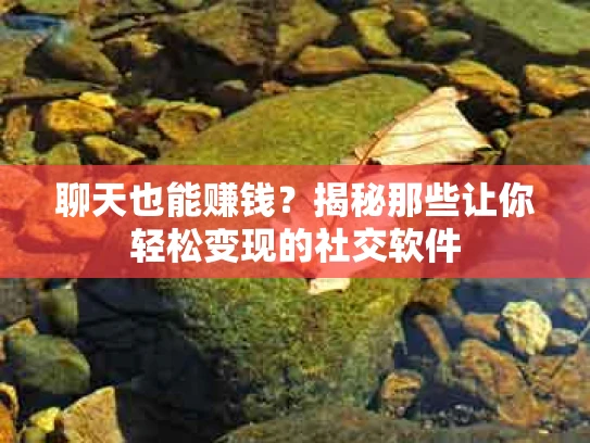 聊天也能赚钱？揭秘那些让你轻松变现的社交软件