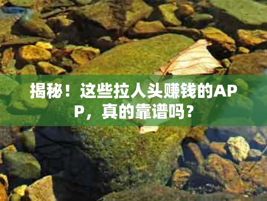 揭秘！这些拉人头赚钱的APP，真的靠谱吗？