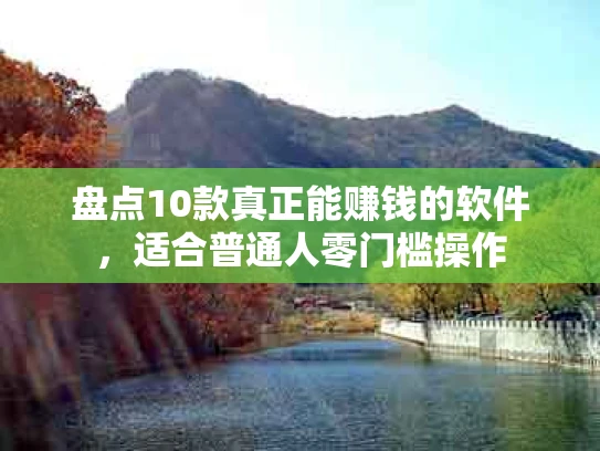 盘点10款真正能赚钱的软件，适合普通人零门槛操作