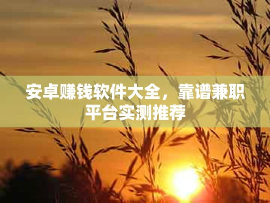 安卓赚钱软件大全，靠谱兼职平台实测推荐