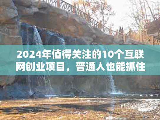 2024年值得关注的10个互联网创业项目，普通人也能抓住风口