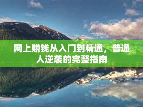 网上赚钱从入门到精通，普通人逆袭的完整指南