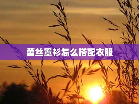 蕾丝罩衫怎么搭配衣服