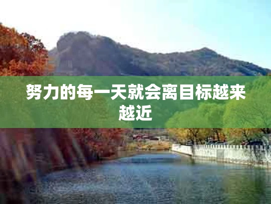 努力的每一天就会离目标越来越近