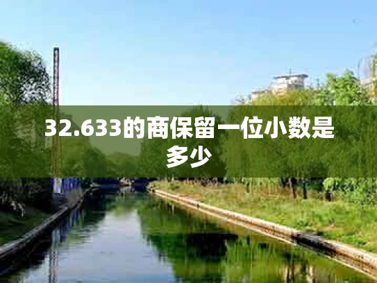 32.633的商保留一位小数是多少
