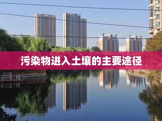 污染物进入土壤的主要途径