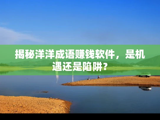 揭秘洋洋成语赚钱软件，是机遇还是陷阱？