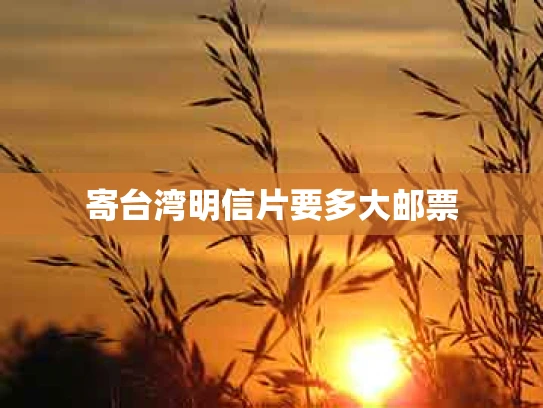 寄台湾明信片要多大邮票
