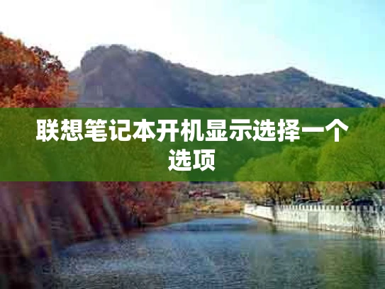 联想笔记本开机显示选择一个选项