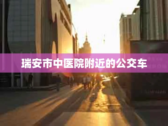 瑞安市中医院附近的公交车