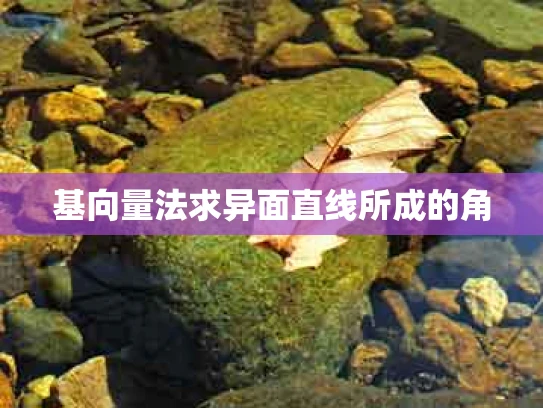 基向量法求异面直线所成的角