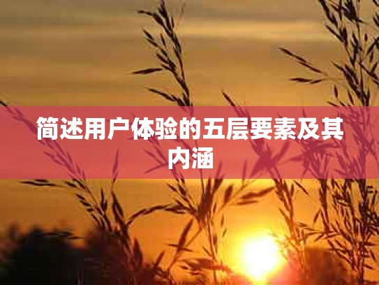 简述用户体验的五层要素及其内涵