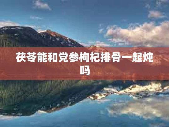 茯苓能和党参枸杞排骨一起炖吗