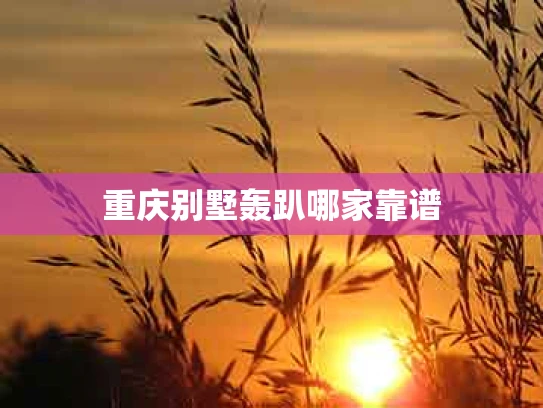 重庆别墅轰趴哪家靠谱