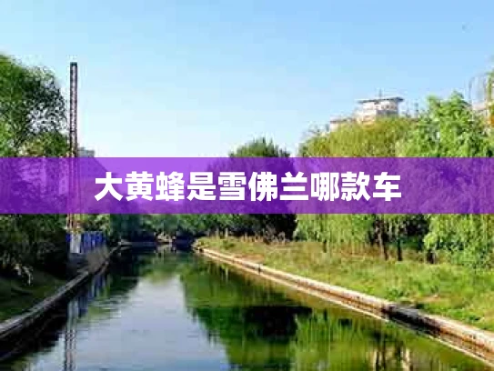大黄蜂是雪佛兰哪款车