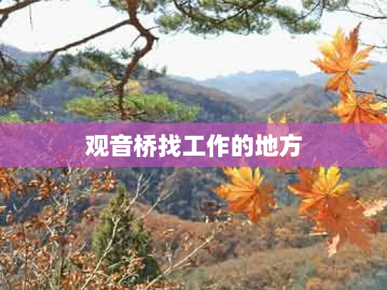 观音桥找工作的地方