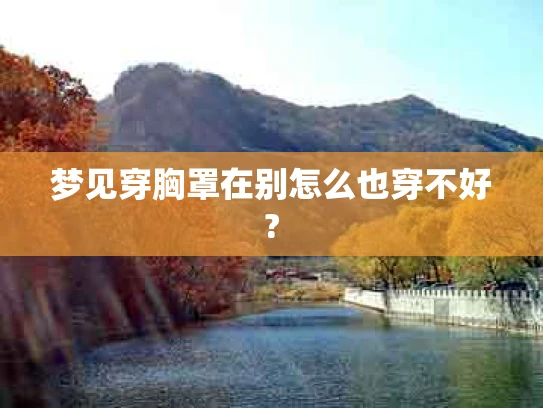 梦见穿胸罩在别怎么也穿不好?