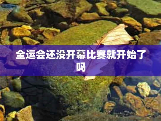 全运会还没开幕比赛就开始了吗