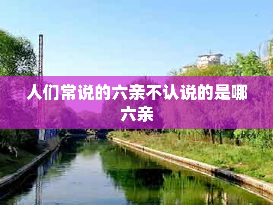 人们常说的六亲不认说的是哪六亲