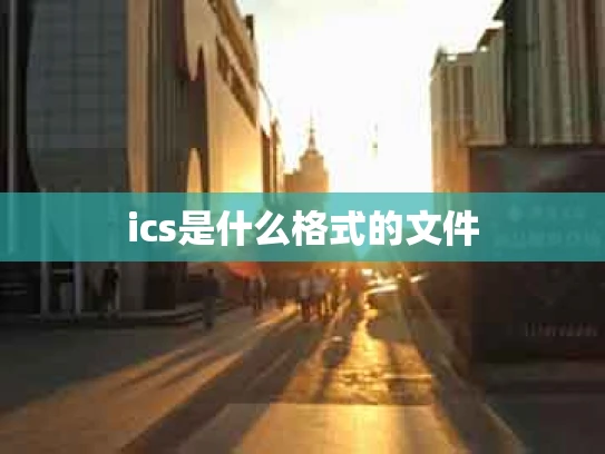 ics是什么格式的文件