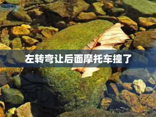 左转弯让后面摩托车撞了