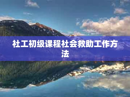 社工初级课程社会救助工作方法