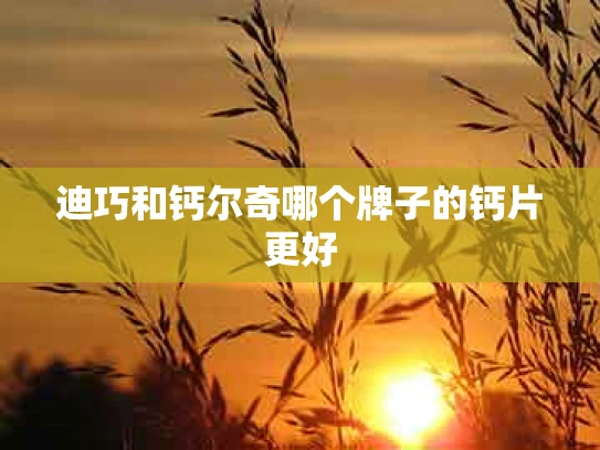 迪巧和钙尔奇哪个牌子的钙片更好