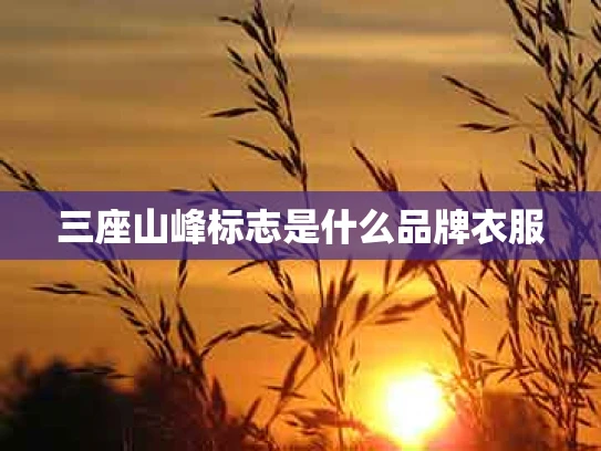 三座山峰标志是什么品牌衣服