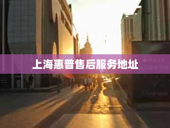 上海惠普售后服务地址