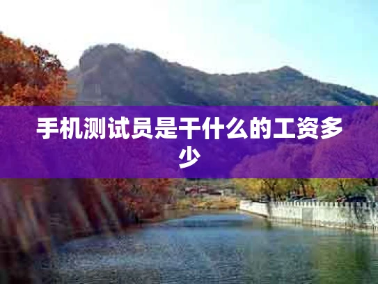 手机测试员是干什么的工资多少