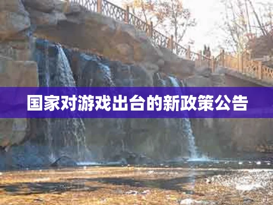 国家对游戏出台的新政策公告