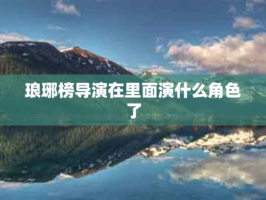 琅琊榜导演在里面演什么角色了