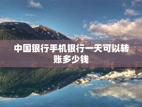 中国银行手机银行一天可以转账多少钱