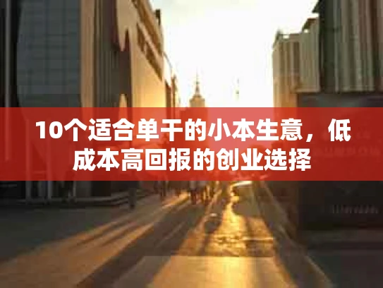 10个适合单干的小本生意，低成本高回报的创业选择
