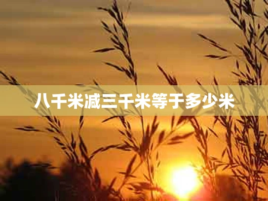八千米减三千米等于多少米