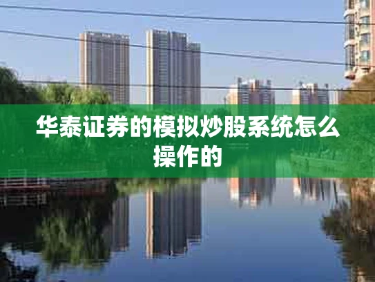 华泰证券的模拟炒股系统怎么操作的
