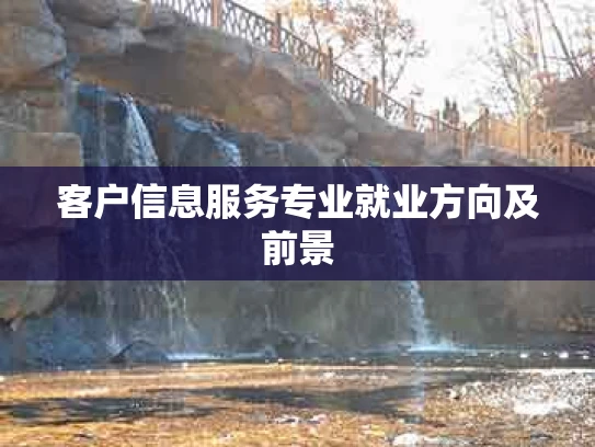 客户信息服务专业就业方向及前景