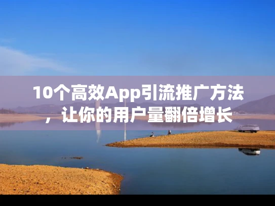 10个高效App引流推广方法，让你的用户量翻倍增长