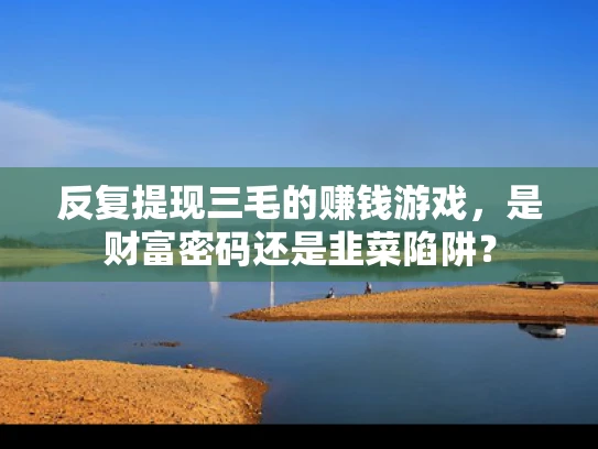 反复提现三毛的赚钱游戏，是财富密码还是韭菜陷阱？