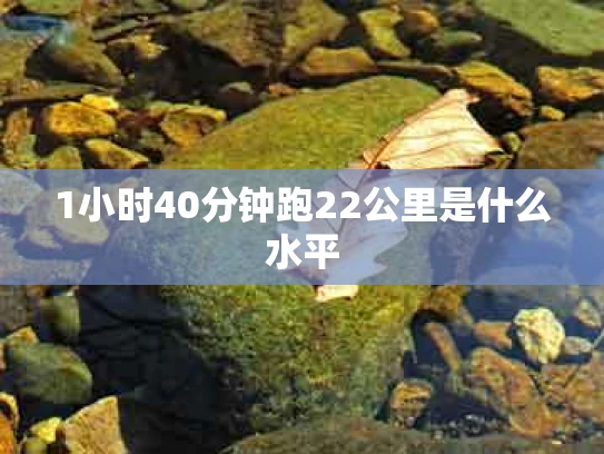 1小时40分钟跑22公里是什么水平