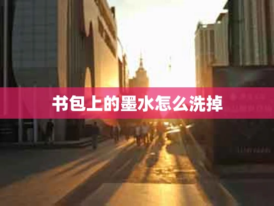 书包上的墨水怎么洗掉