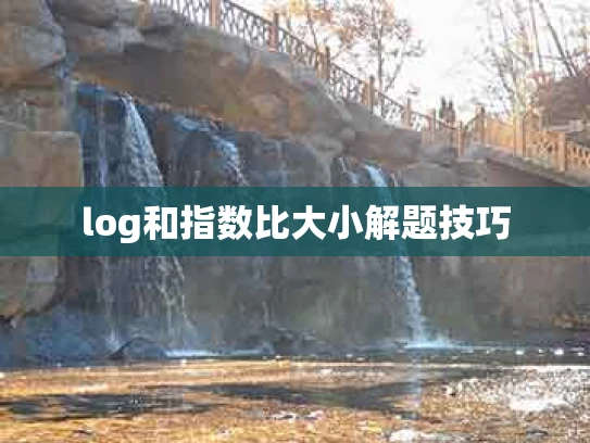 log和指数比大小解题技巧
