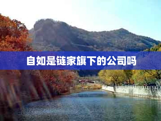 自如是链家旗下的公司吗