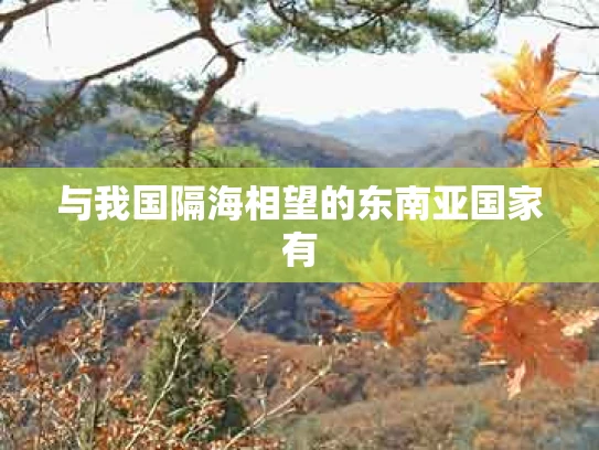 与我国隔海相望的东南亚国家有